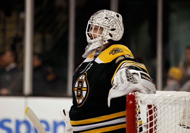Boston Bruins goalie Tim Thomas shut out the Tampa Bay Lightning Friday to propel his team to the Stanley Cup Finals. (AP)