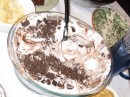 The evening's winner: Oreo Layer Dessert